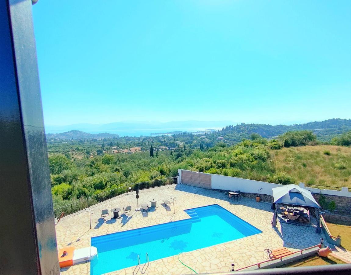 Heaven House With Pool Appartement Gouvia Buitenkant foto