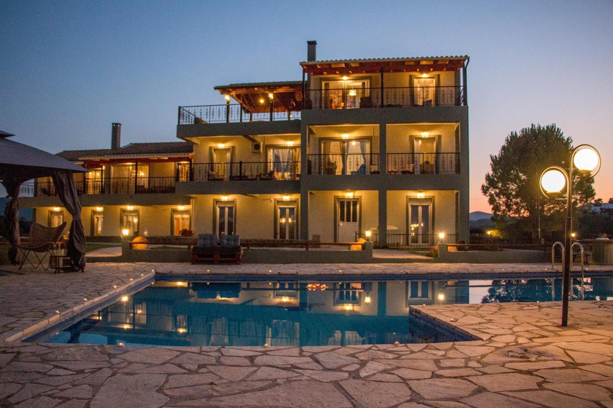 Heaven House With Pool Appartement Gouvia Buitenkant foto